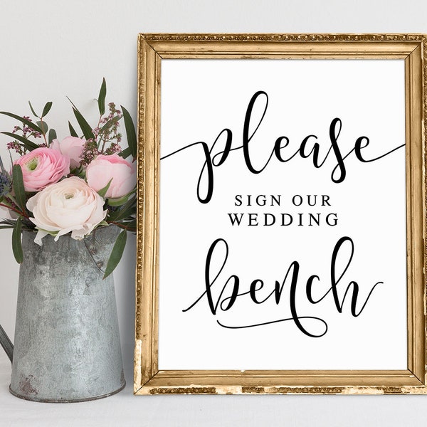 Wedding Bench Etsy