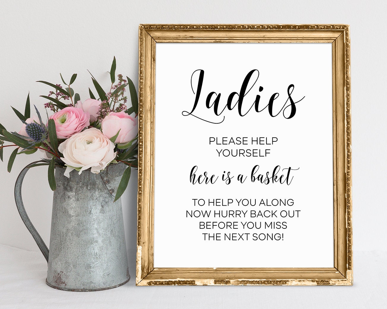 Wedding Bathroom Sign, Ladies Bathroom Sign, Wedding Bathroom Basket Sign, Bathroom Signs Printable, Reception Sign, Ladies Here is A Basket - Etsy wedding-bathroom-sign-ladies-bathroom-sign-wedding-bathroom-basket-sign-bathroom-signs-printable-reception-sign-ladies-here-is-a-basket-etsy
