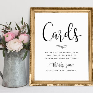 Kaarten teken, trouwkaarten teken, bruiloft dank u teken, bruiloft tekenen, bruiloft bewegwijzering, kaarten tafel teken voor bruiloft, geschenken en kaarten teken