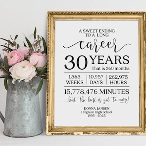 A Sweet Ending To A Long Career, Retirement Sign, Retirement Sayings, Retirement Gift Sign, Retirement Party Sign, The Best Is Yet To Come