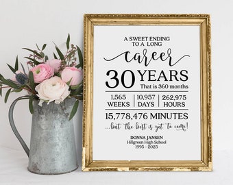 A Sweet Ending To A Long Career, Retirement Sign, Retirement Sayings, Retirement Gift Sign, Retirement Party Sign, The Best Is Yet To Come