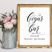 Cigar Bar, Please Enjoy Outside, Wedding Cigar Bar Sign, Printable ...