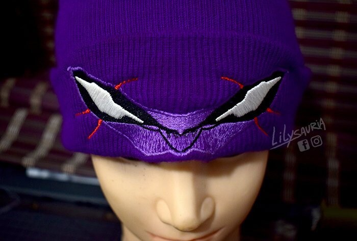 Eva 01 Beanie/ Evangelion Embroidered 