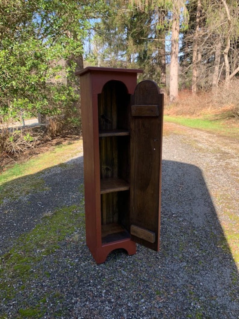 Primitive Grandma's Jelly Cupboard with Door image 2