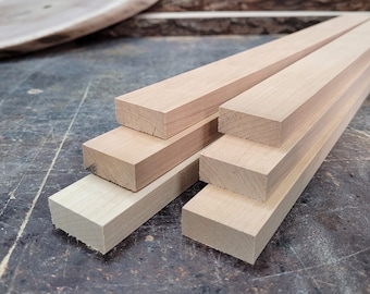 Cherry wood boards 1 1/4"x1/2"x16" - Lumber and craft wood for woodworking projects