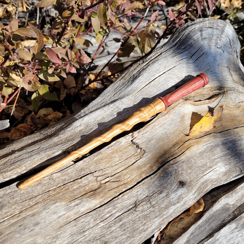 Red Oak Wooden Wand Wand Builder Favorites Etsy