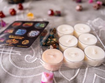The Complete Campaign Tealight Sample Pack - Scented DnD Candle, Fantasy Decor, Gamer Gift, Enchanted Scent