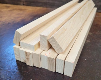 Maple wood boards - Cutoff lumber and craft wood for woodworking projects