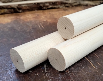 Maple Wood Dowels - Perfect for Crafts, DIY Projects, and Woodworking