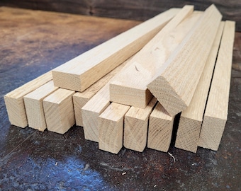 Red Oak wood boards - Cutoff lumber and craft wood for woodworking projects