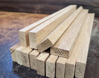 White Oak wood boards - Cutoff lumber and craft wood for woodworking projects