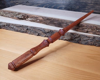 Mahogany Magic Wand - Custom African Mahogany Wand