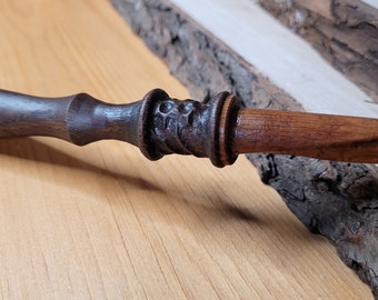 ホワイトオークの魔法の杖 - 手作りの木製杖、長さ11インチ - Etsy 日本