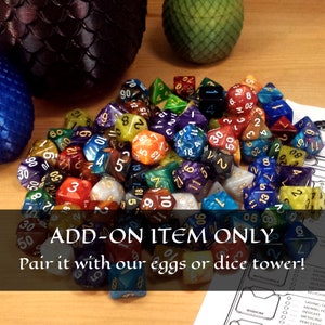 ADDON ITEM - Dice Addon for Dragon Egg DnD Dice Box and Dice Tower