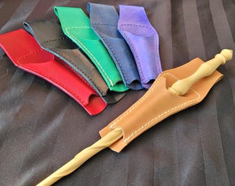 Magic Wand Holster – Handcrafted Leather Wand Sheath
