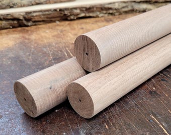 Black Walnut Wood Dowels - Perfect for Crafts, DIY Projects, and Woodworking