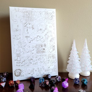 Advent Calendar - Dungeon Crawl Filled With DnD Dice