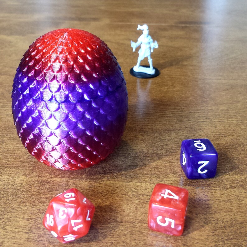 Dnd Dice Box Arcane Fire Dragon Egg Dice Box. Store Your Etsy