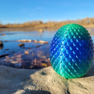 DnD Dice Box - Sea Serpent Dragon Egg Dice Box. Przechowuj swoje kostki Dungeons and Dragons stylowo!