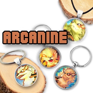 Arcanine Pokémon Greatest Hits Lanyard & Badge Holder