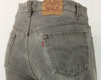 Size 34 Vintage Levis 501 W34 L27 Light Blue Y2k's Made in USA