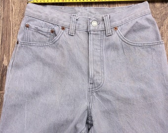 90s Vintage Levis 501 XX Jeans 26 28 34 S / USA Button Fly