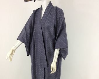 Vintage Geometric Embroidered Kimono Jacket