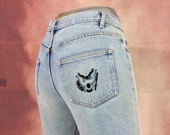 Vintage APC Selvedge Denim Jeans, Straight Cut, Made in Japan