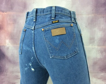 Größe 32 Wrangler Vintage Western Jeans, Taille 80 cm, W32 L31