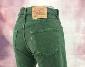 Sz 32 Levis 501 Green Jeans Cutoffs Short Denim Women's - Etsy Canada