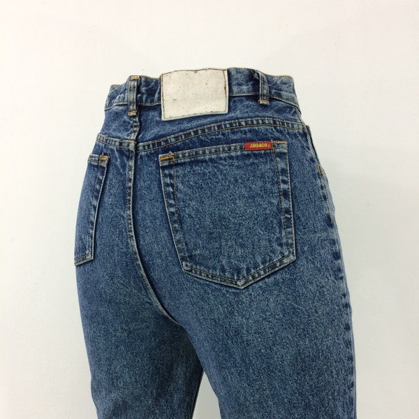 Size 31 Jordache High Rise Vintage Jeans W31 L29 Zipper Ankle Jeans, M - L, waist 31"