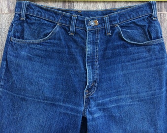 Vintage 70s 80s Levis 646 0217 Orange Tab W33 L32, Levis Bell