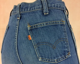 Vintage 80s Levi's Orange Tab Jeans – Levis Straight Leg, Talon Zipper