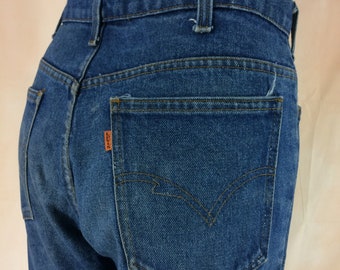 Vintage Levis 646 Jeans W33: 1980s Orange Tab, Flared Bootcut - Etsy
