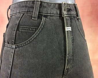 Calça jeans vintage Edwin Mom, cintura alta, estilo western, tamanho 26.