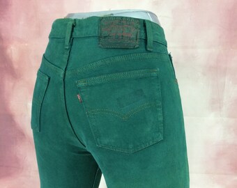 green 501 jeans