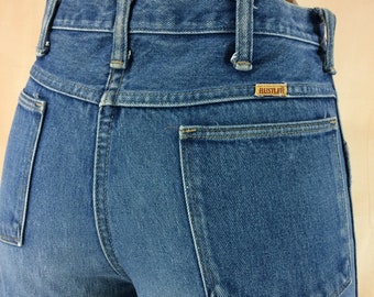 Vintage Rustler Bootcut Jeans, Size 31, High Waisted 80s Western Style
