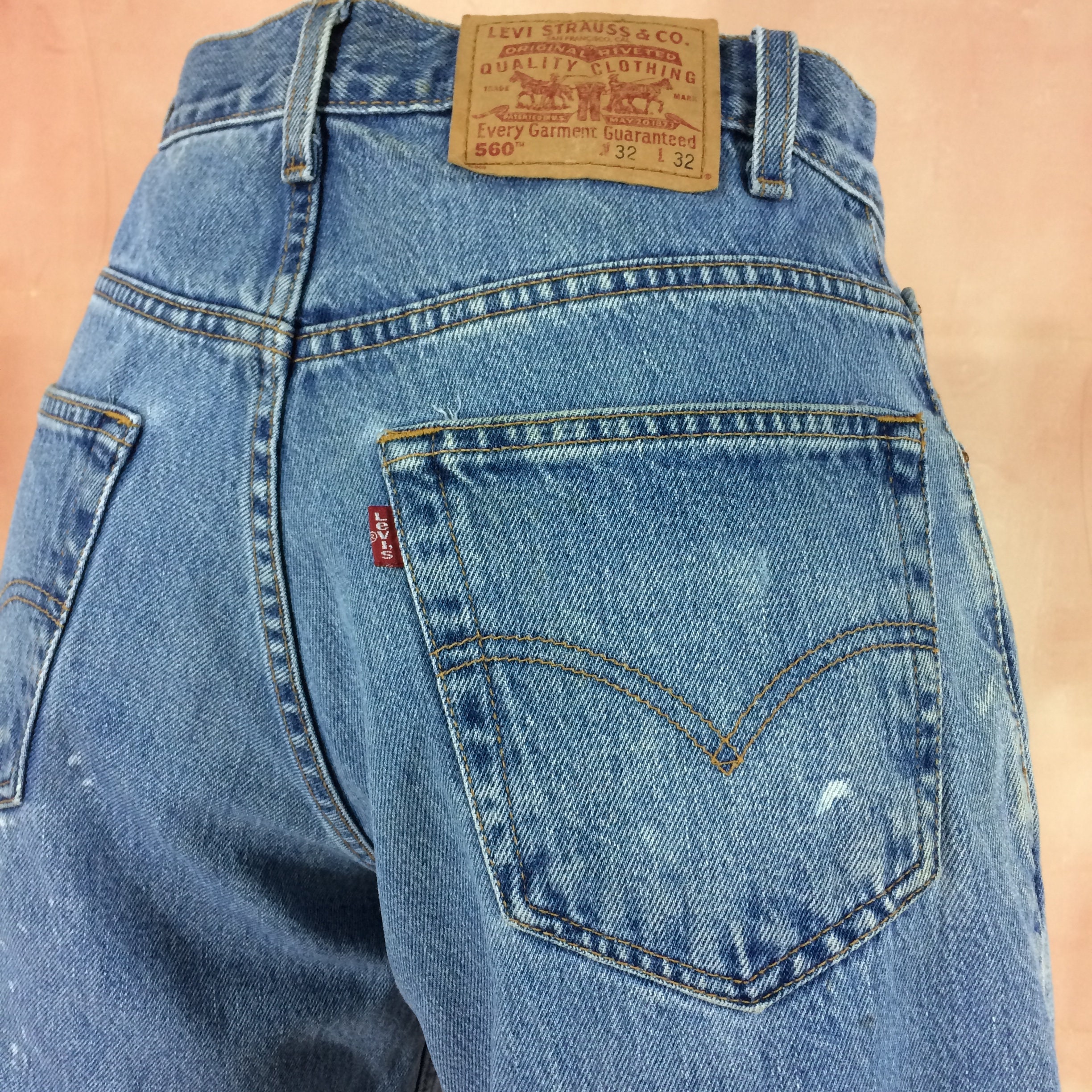 Sz 30 Vintage Levis 560 Distressed Light Wash Women's - Etsy Sweden