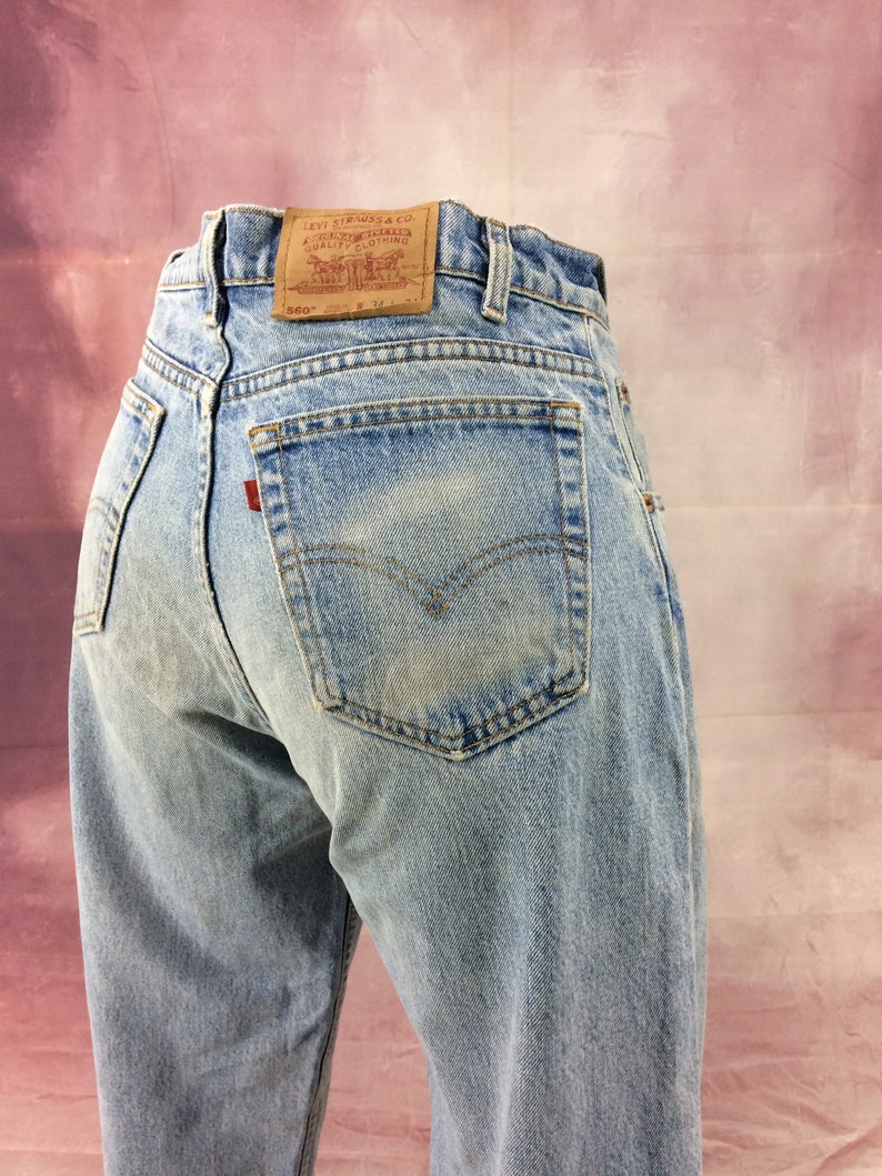 Sz 33 Vintage Levis 560 Light Wash Women's Dirty Jeans W33 - Etsy Denmark