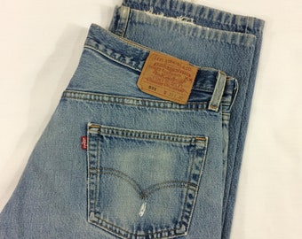 Size 34 Vintage Levis 501 W34 L27 Light Blue Y2k's Made in Size 34 Vintage Levis 501 W34 L27 Light Blue Y2k's Made in