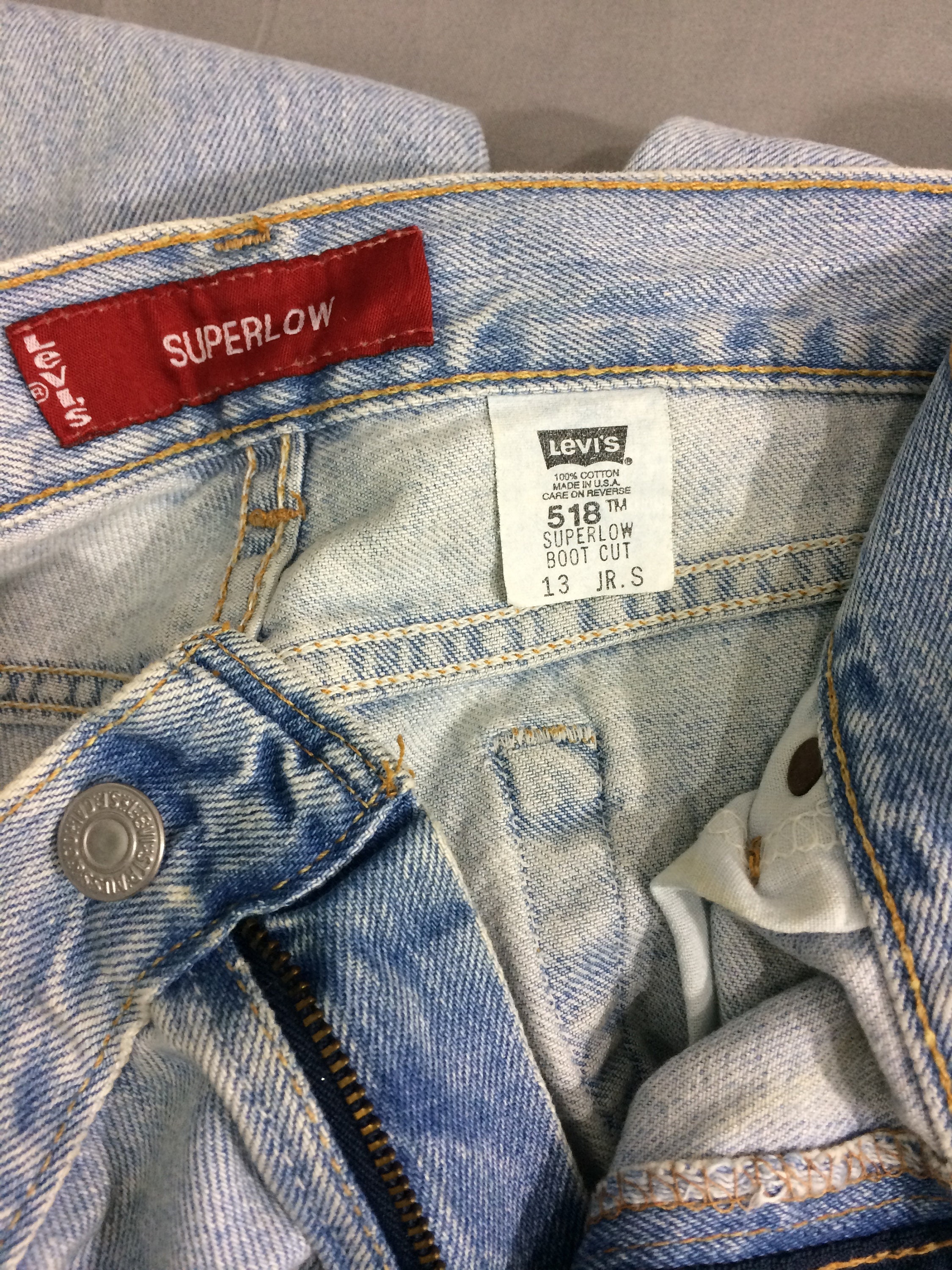 Levi's superlow 518 jeans clearance