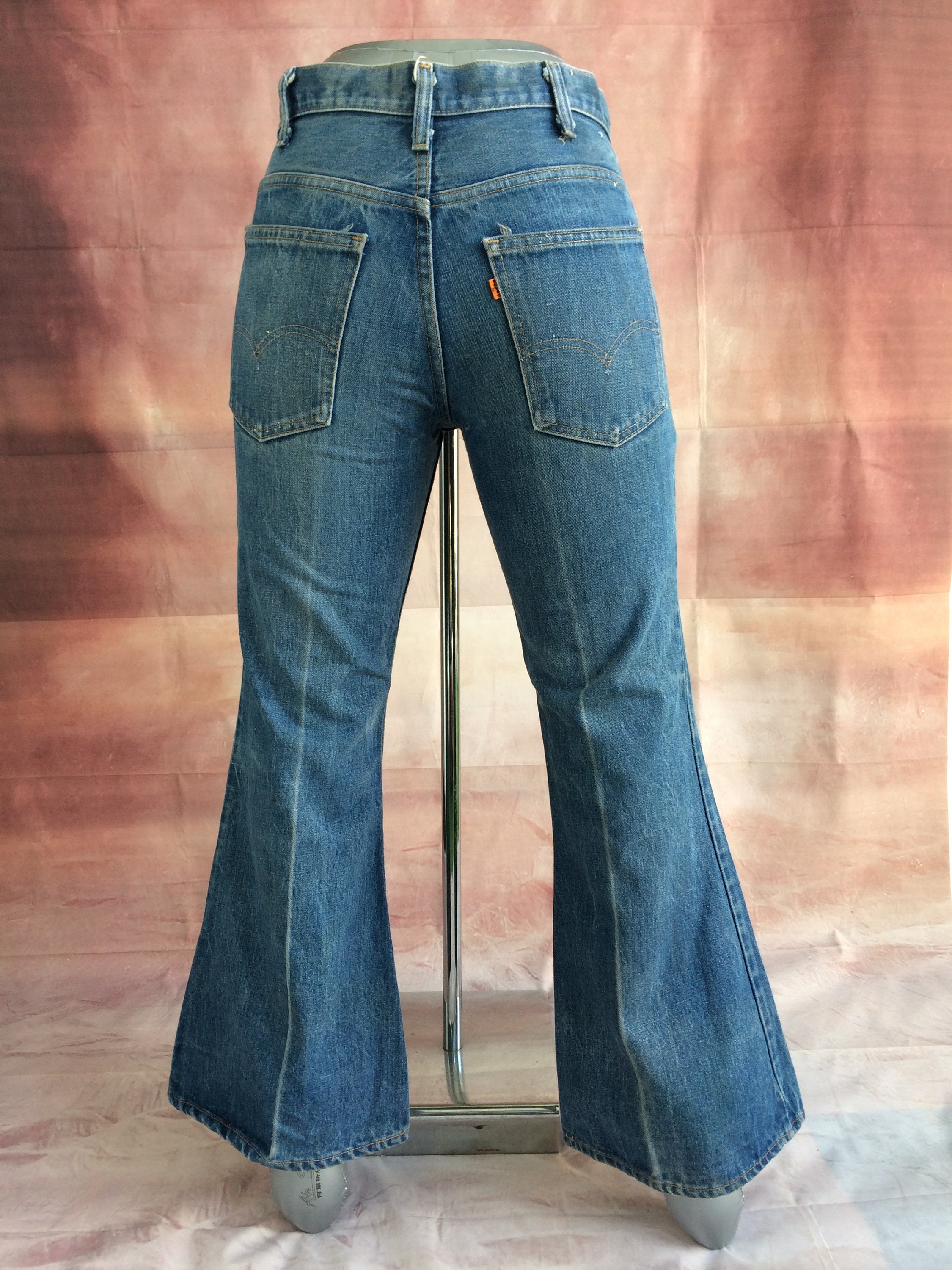 Size 31 Vintage Levis 684 Distressed Jeans - Flare Jeans W31 Size 31 Vintage Levis 684 Distressed Jeans - Flare Jeans W31