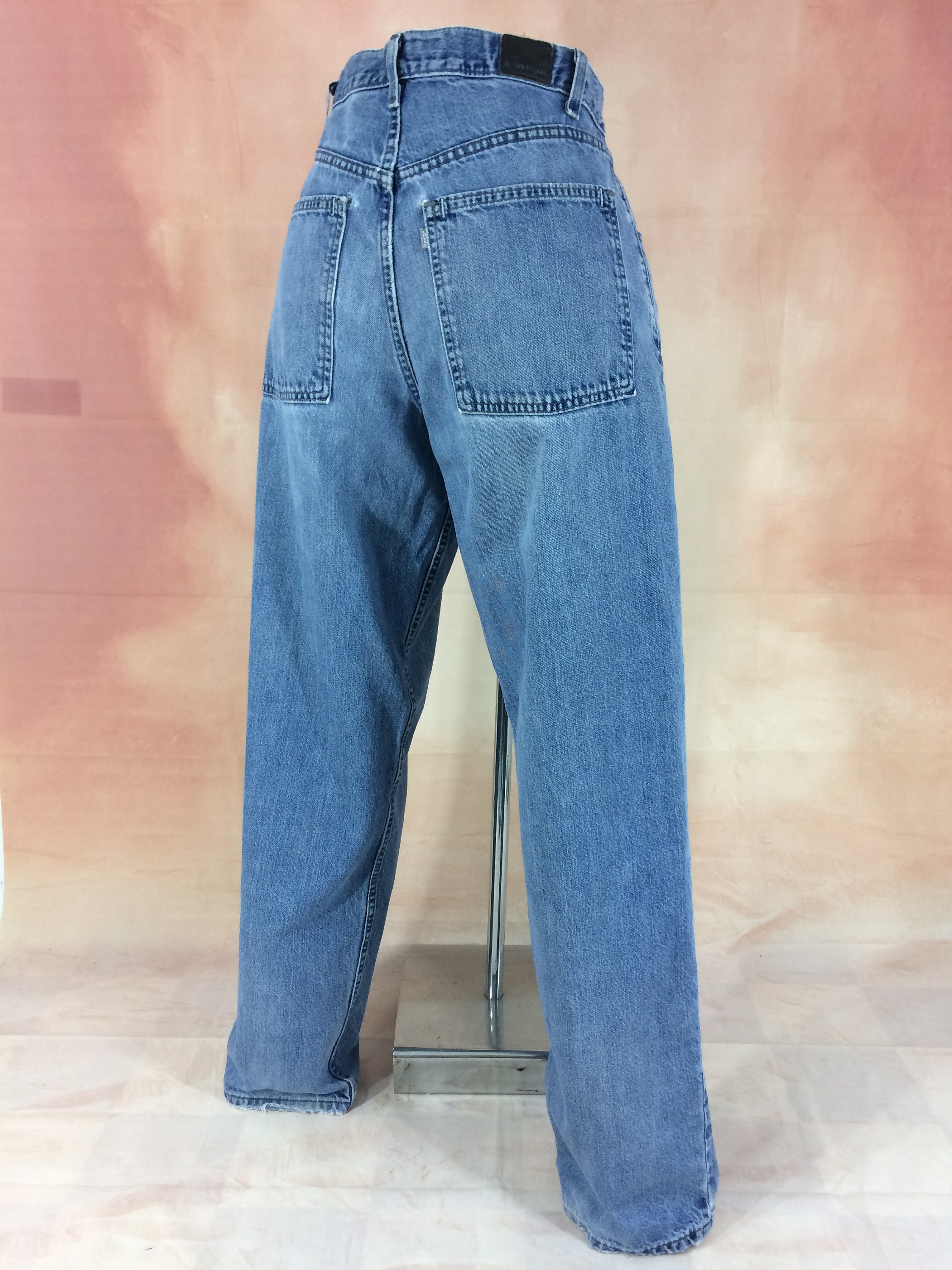 Vintage Y2K Levi's Silver Tab Baggy Jeans High Rise W34 L33 Loose