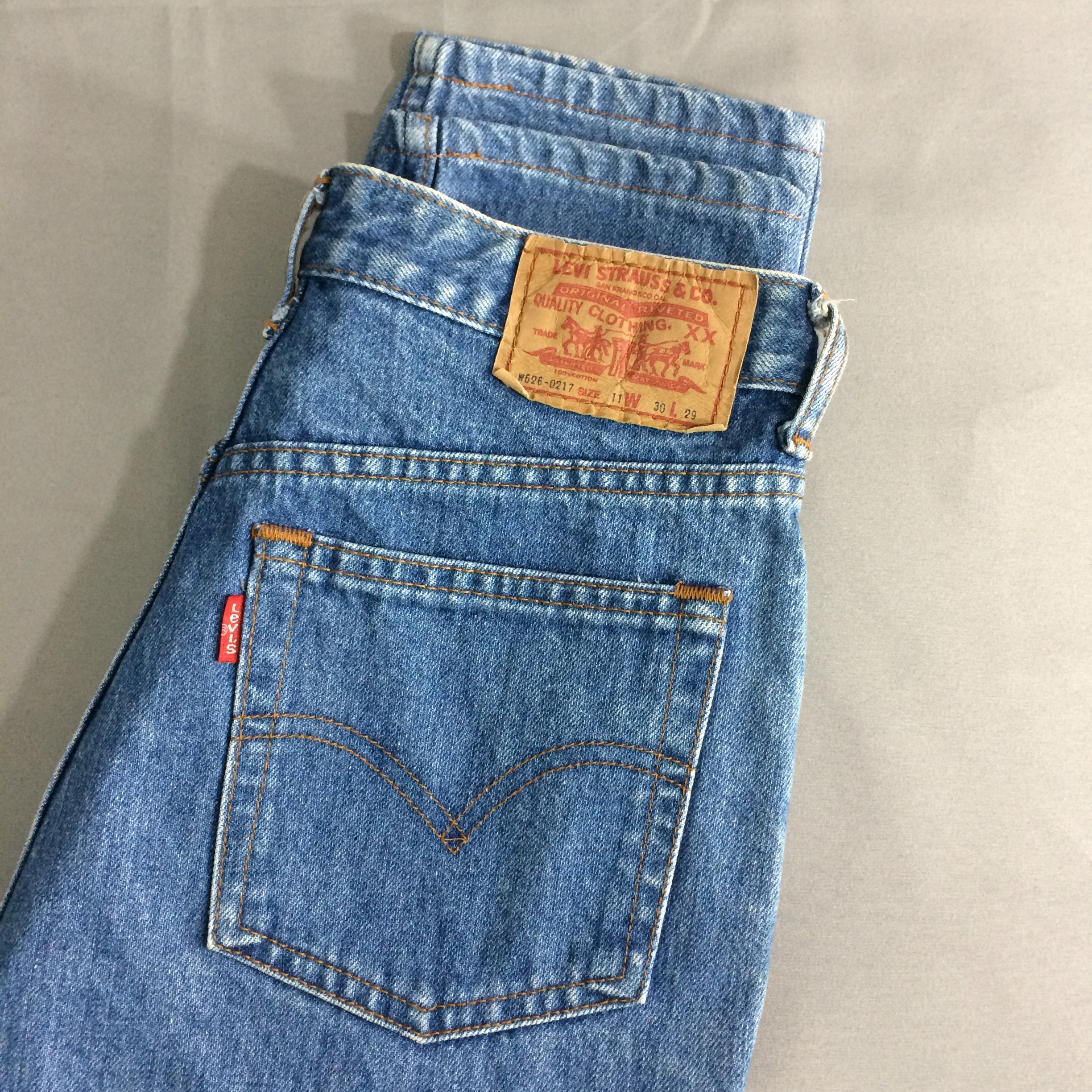 Vintage 90s Levi's 201 Buckleback Selvedge Denim – Gore