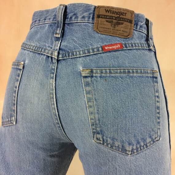 Size 31 Wrangler Vintage Comfort Jeans Mid Waist Distressed - Etsy Size 31 Wrangler Vintage Comfort Jeans Mid Waist Distressed - Etsy