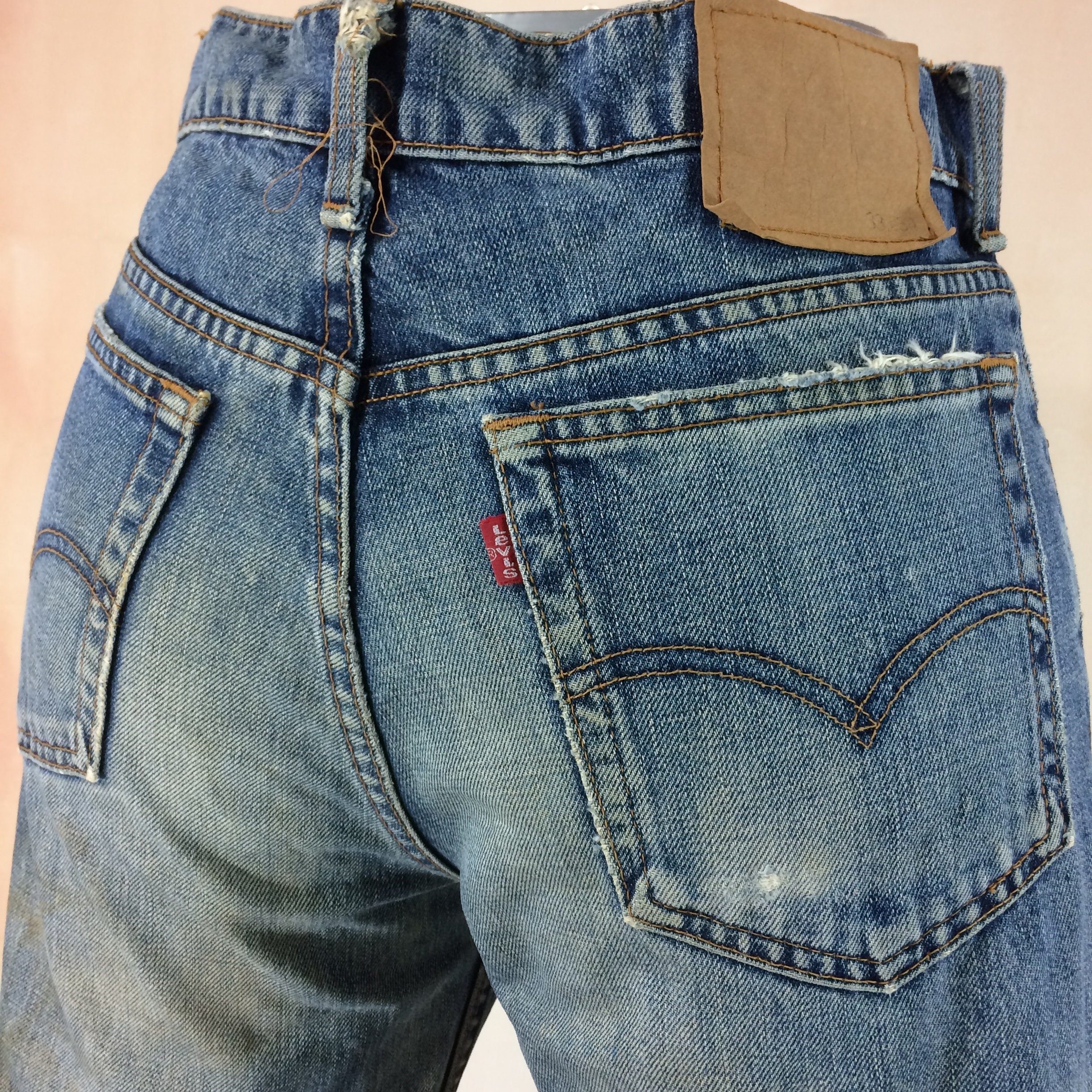 Size 31 Vintage Distressed Dirty Levis 517 Women's Wide - Etsy