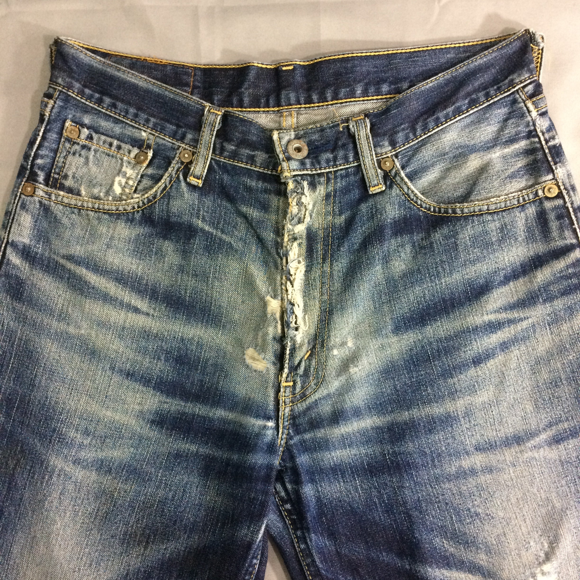 Vintage LEVI'S®︎ CLIP Sterling Women's 1930s Viola Longacre 401® Jeans - Dark Wash | Levi's® US