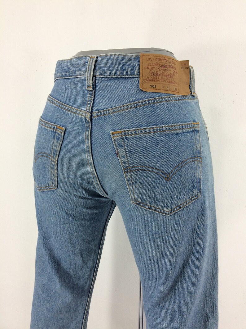Sz 31 Vintage Levis 501 Women's Jeans W31 L27 High Waisted | Etsy Singapore