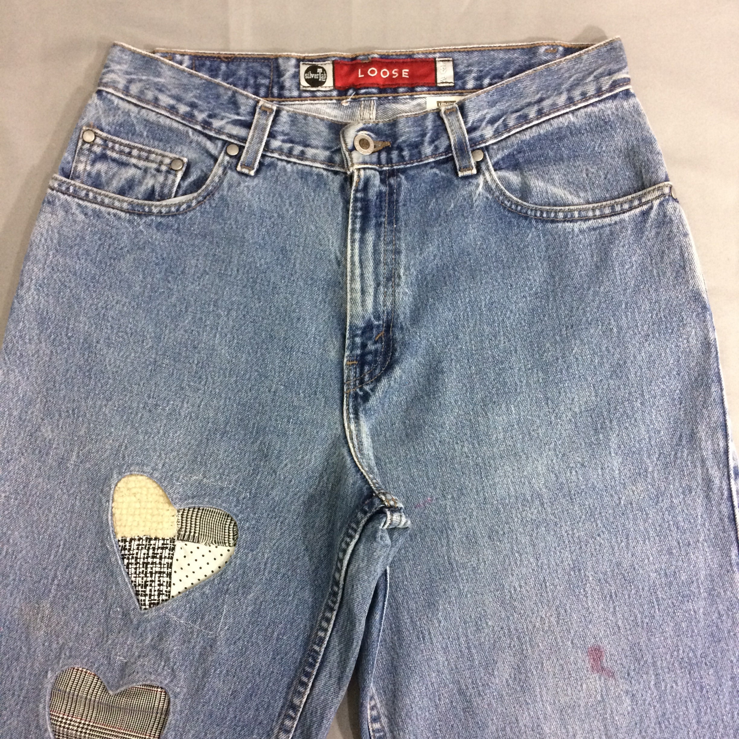 Size 31/32 Levis Vintage Silver Tab Loose Fit Jeans - Made In USA, waist 31/32"