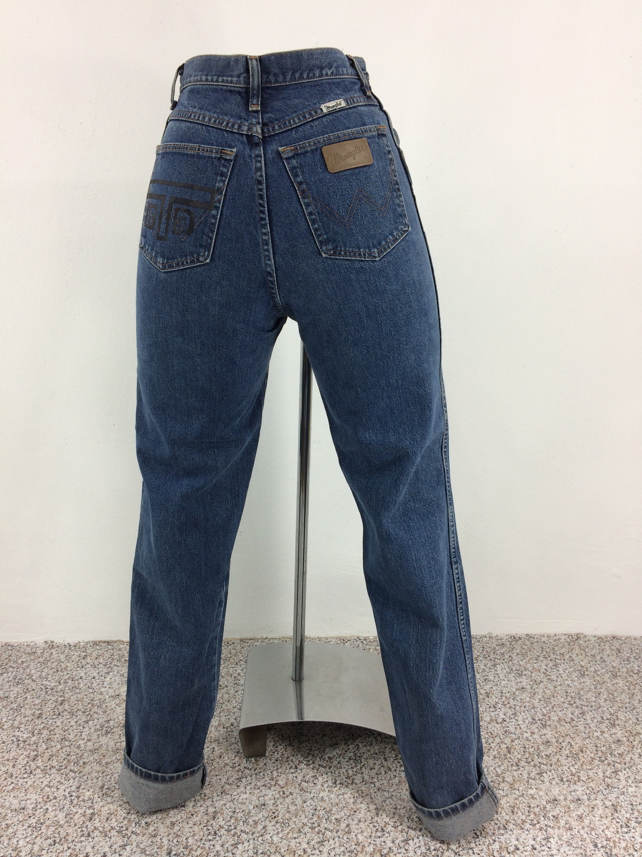 Sz 27 Vintage Wrangler Western Jeans 